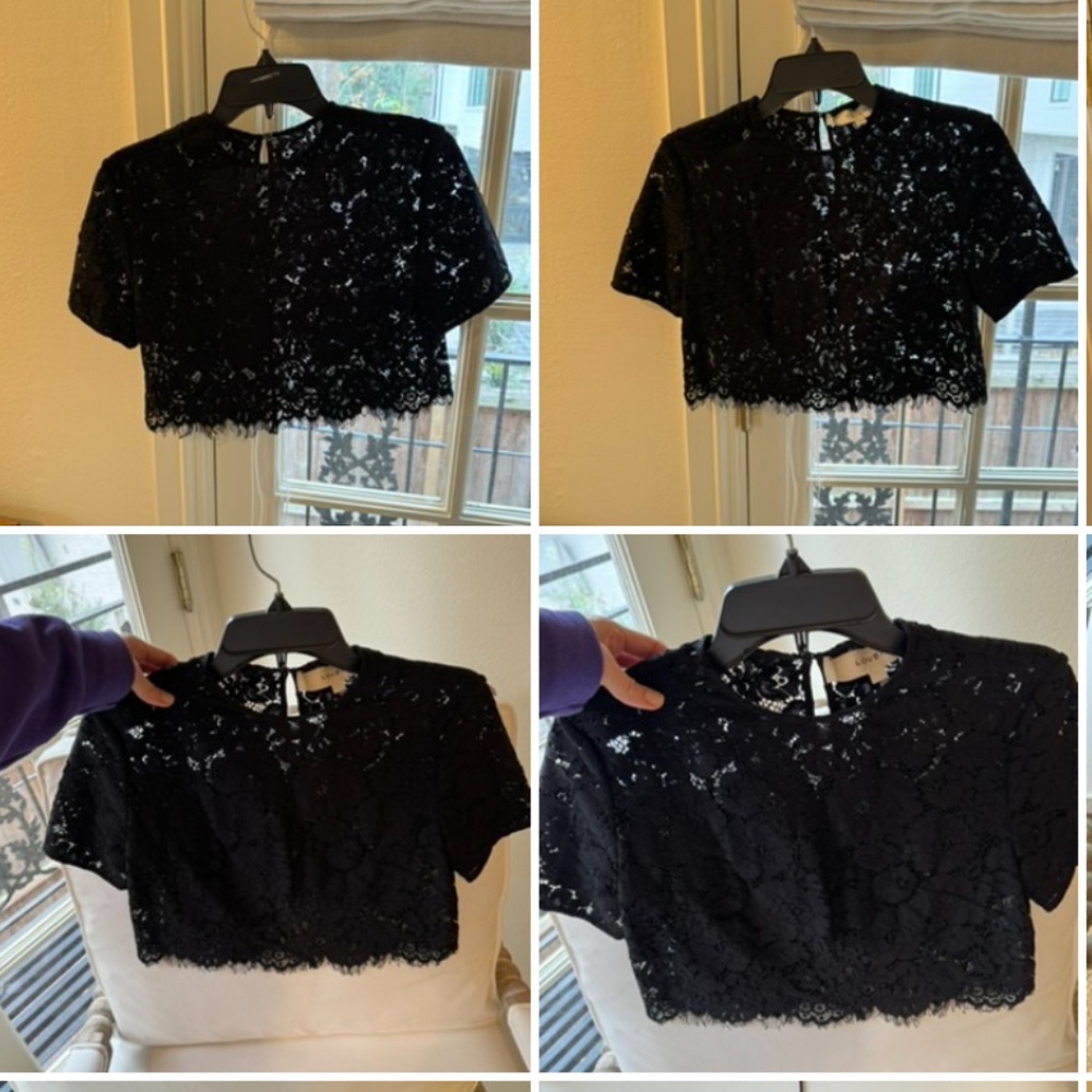 LOVER lace crop top